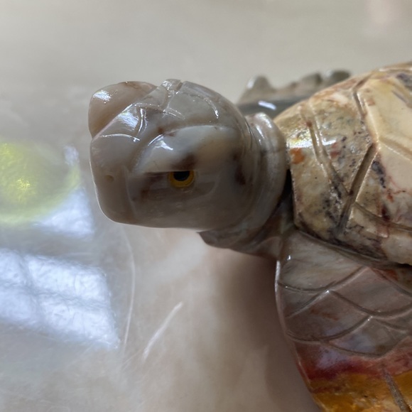 Carved Stone Sea Turtle from Peru - Picture 4 of 4